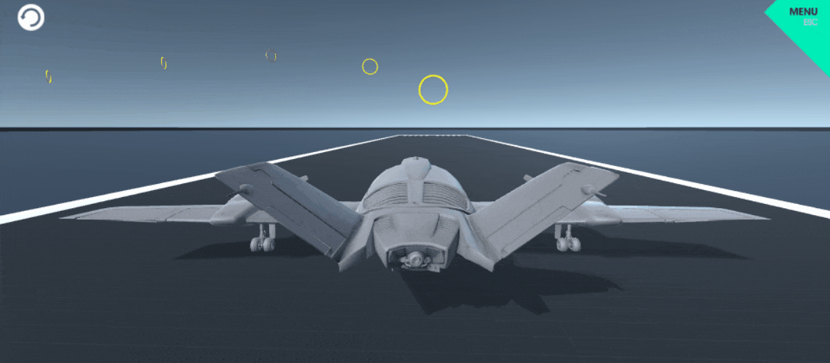 サンプルゲームAircraftPropeller4Axis