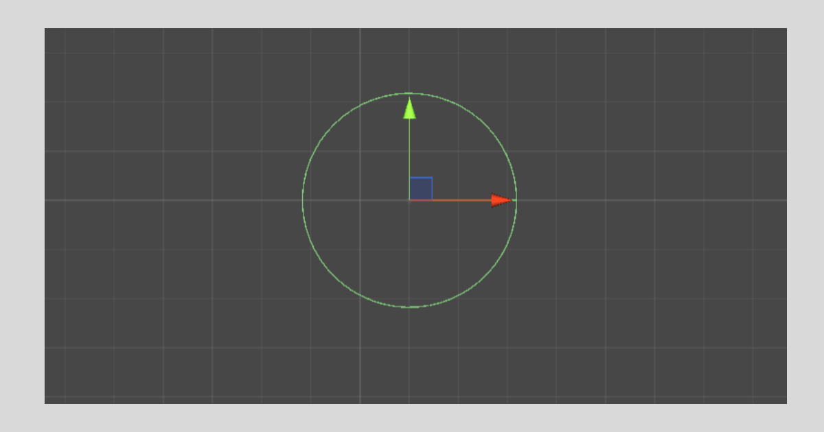 Unityの【Circle Collider 2D 】の形状