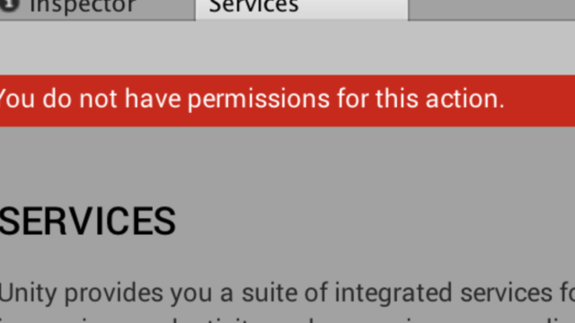 You do not have permissions for this action