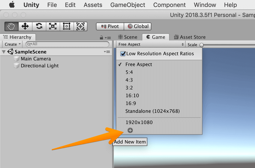【Unity3Dチュートリアル】ゲーム画面のサイズ変更