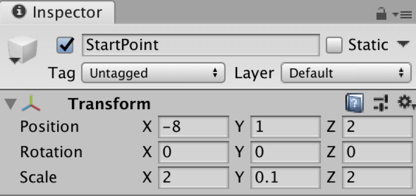【Unity3Dチュートリアル】スタート地点の作成
