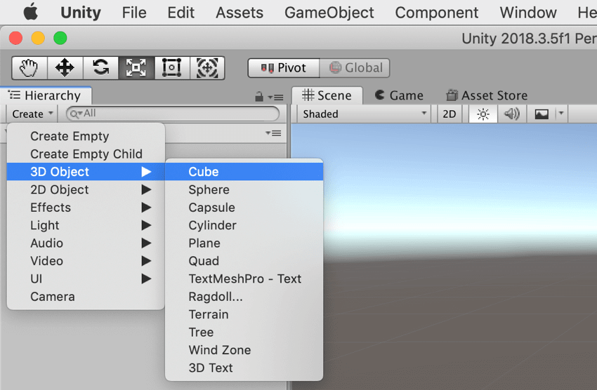 【Unity3Dチュートリアル】大まかな土台を作成する